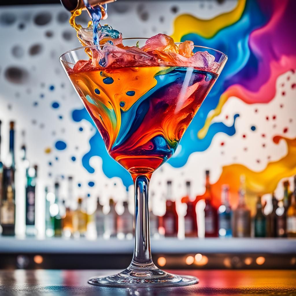Cocktail a la bar