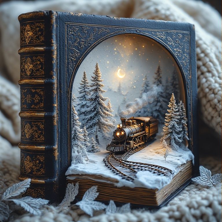 Fantasy winter train