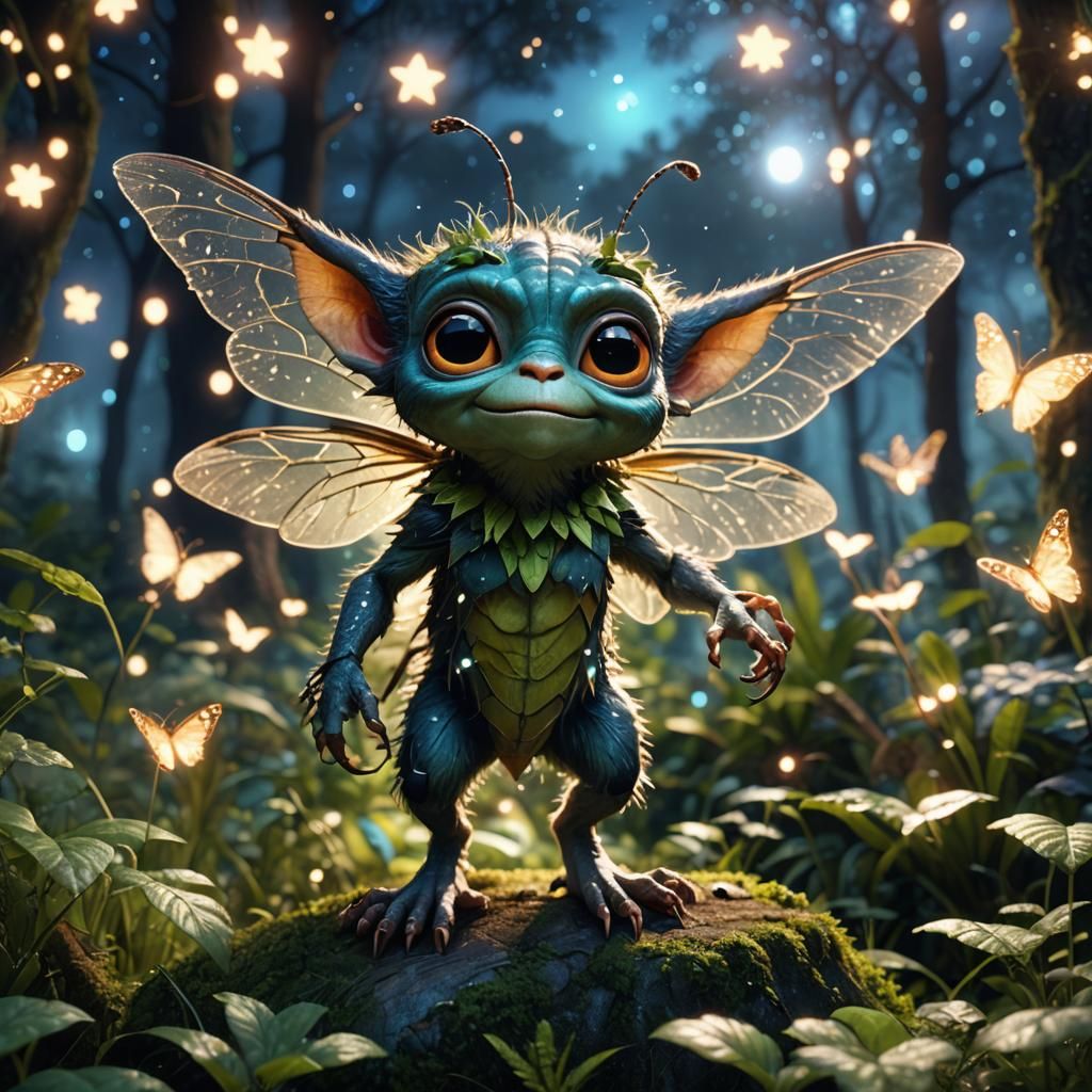 Rare Flying Gremlin Specimen... - AI Generated Artwork - NightCafe Creator