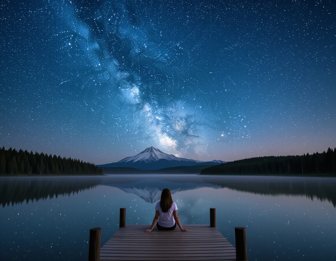 Starry contemplation  by @John from Youngstown