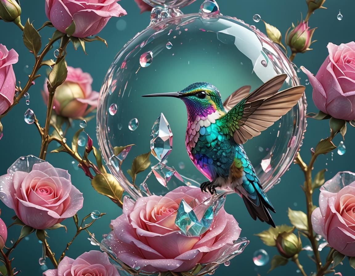 Hummingbird Rose