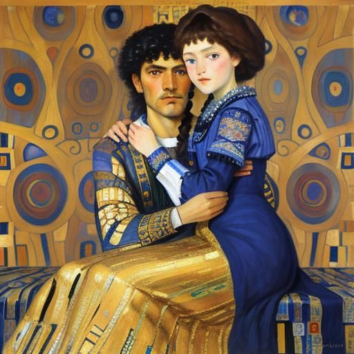 Nobody's perfect Impasto painting by Zinaida Serebriakova and Gustav