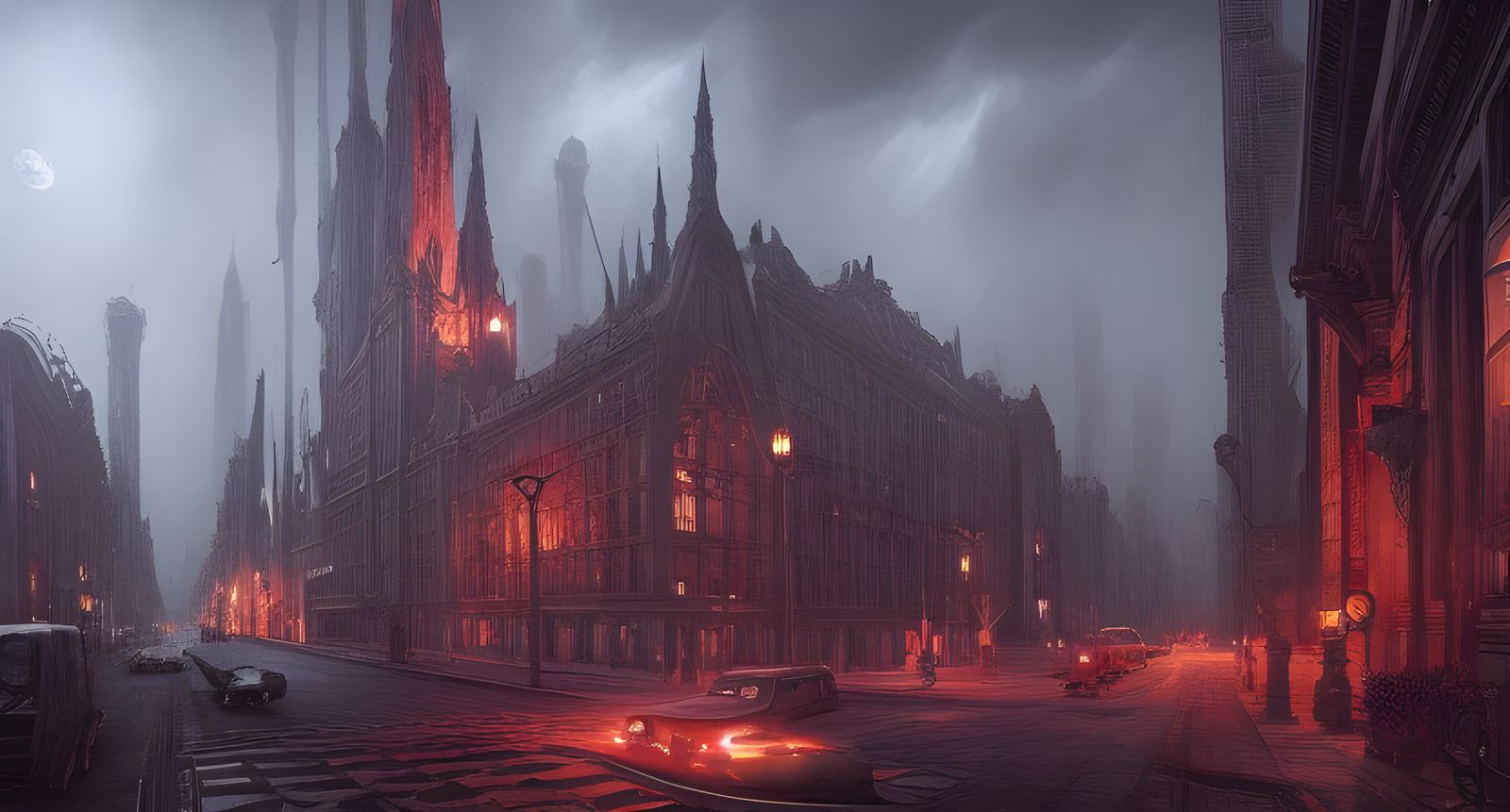 Sinister Nouveau Architecture City