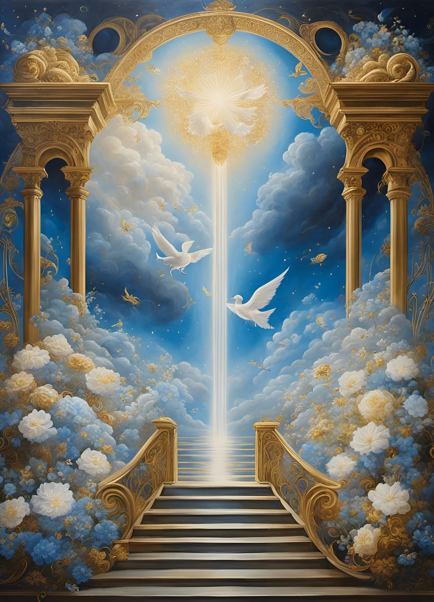 The pearly gates - AI Generated Artwork - NightCafe Creator