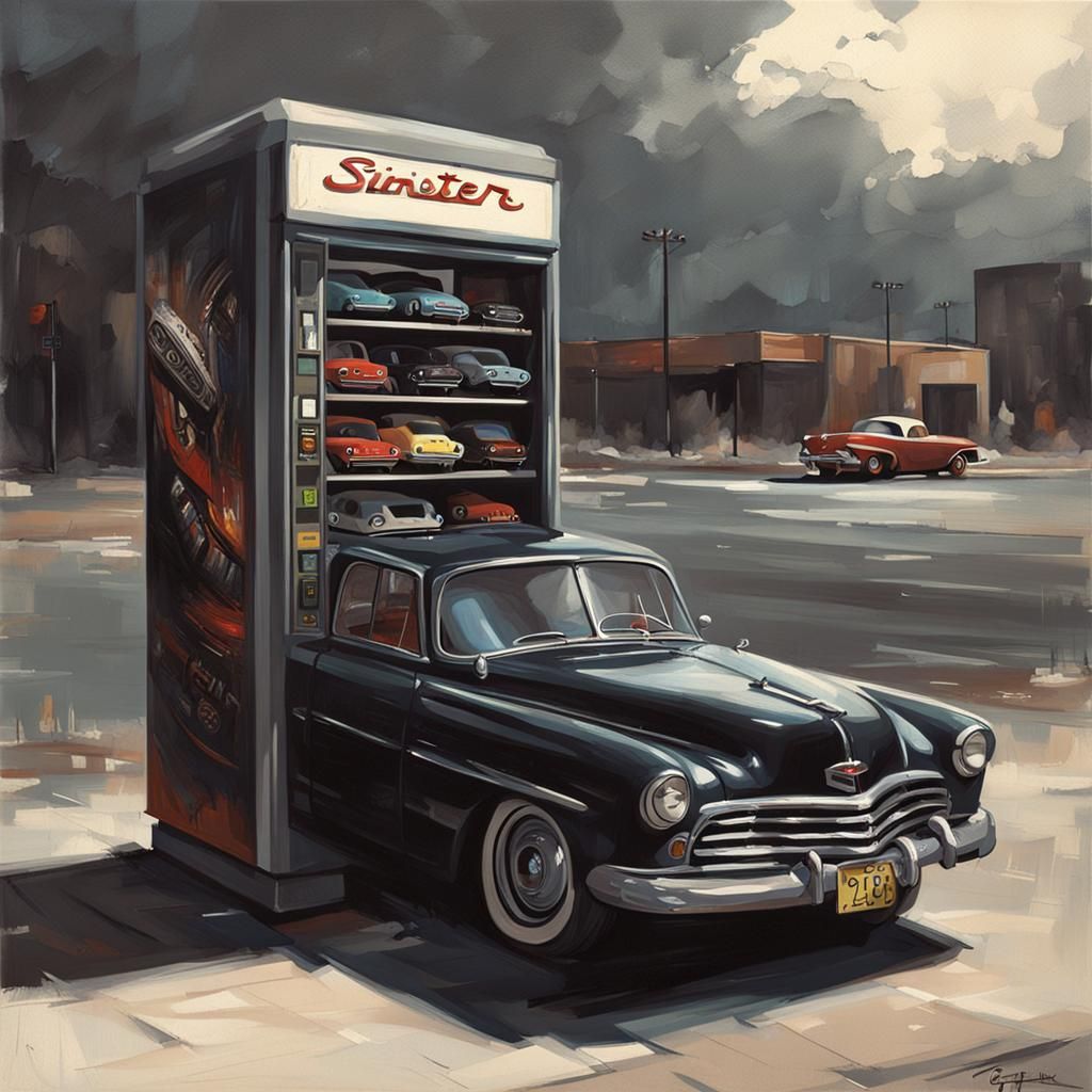 Cars vending machine