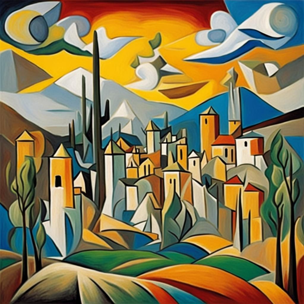 Highly recommend fantasy landscape Pablo Picasso