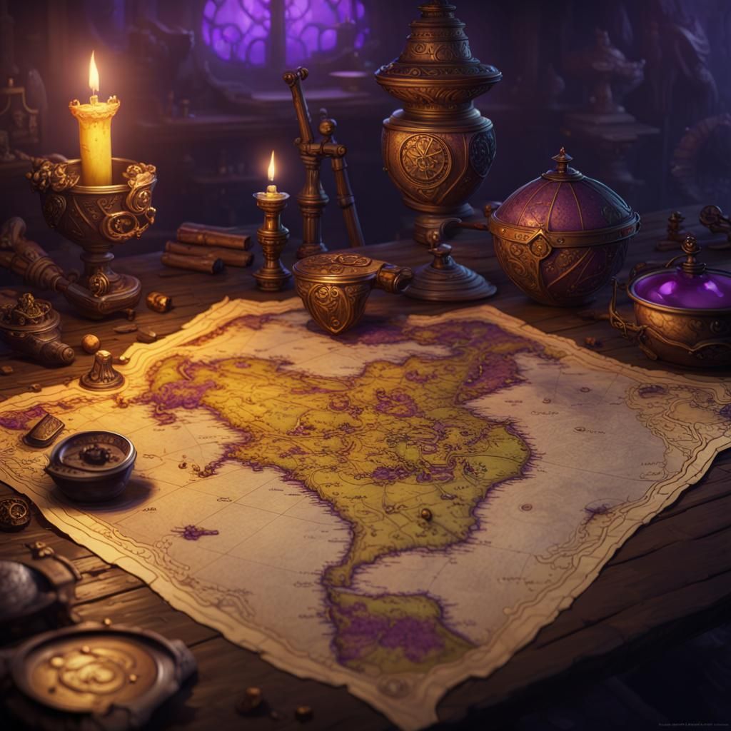 Treasure map   by @Raymond