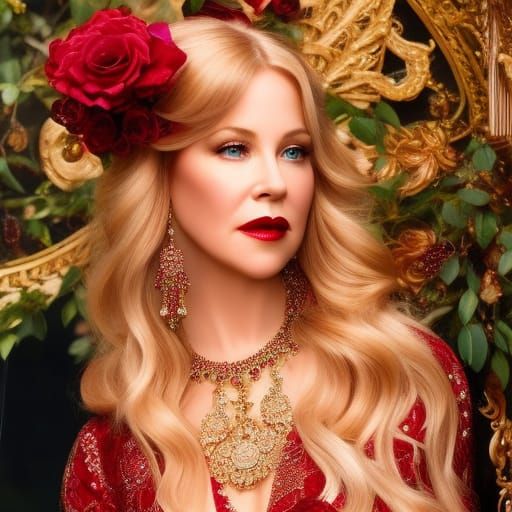 Christina Applegate AI Generated Artwork NightCafe Creator