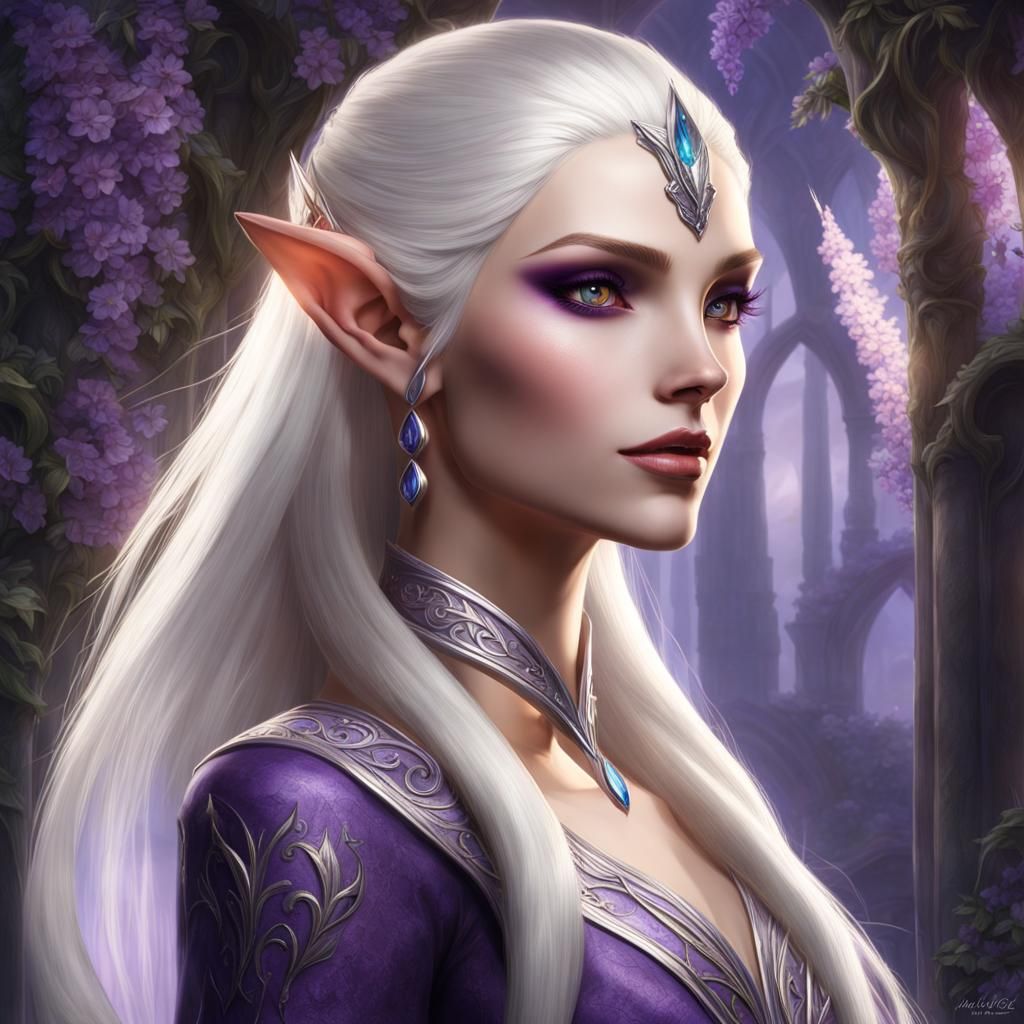 Eladrin elf of the Feywild - AI Generated Artwork - NightCafe Creator