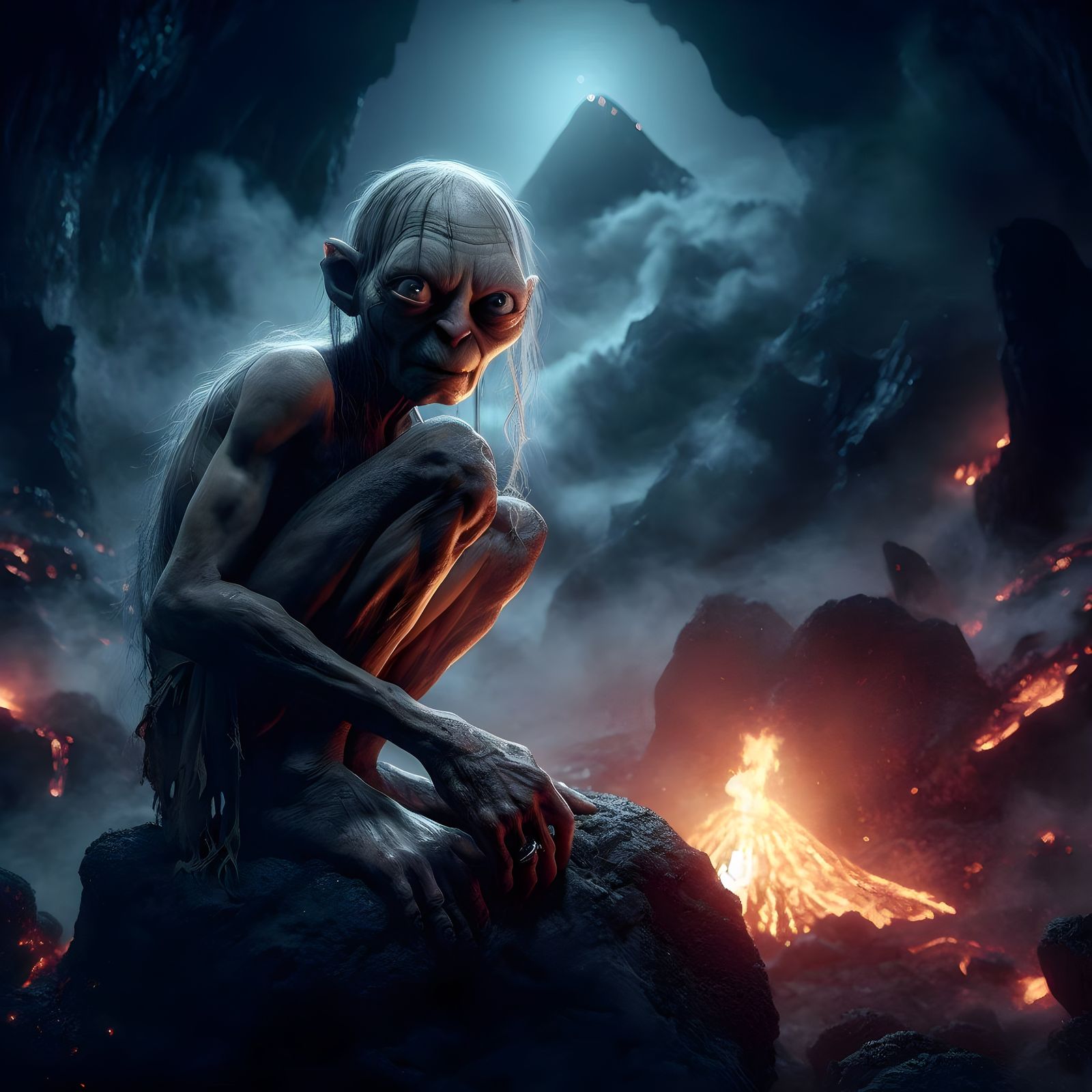 Gollum in Mordor