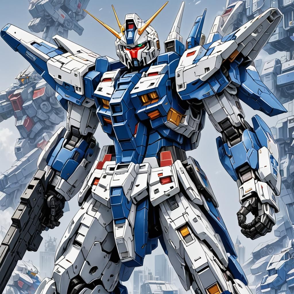 Gundam MU. - AI Generated Artwork - NightCafe Creator