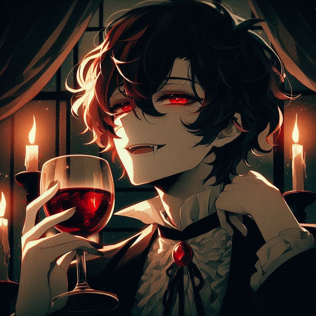 A silly cutie vampire