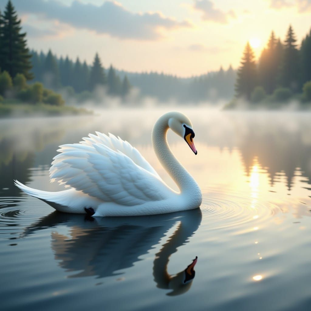 swan <lora:The Swan of Red:1.0>