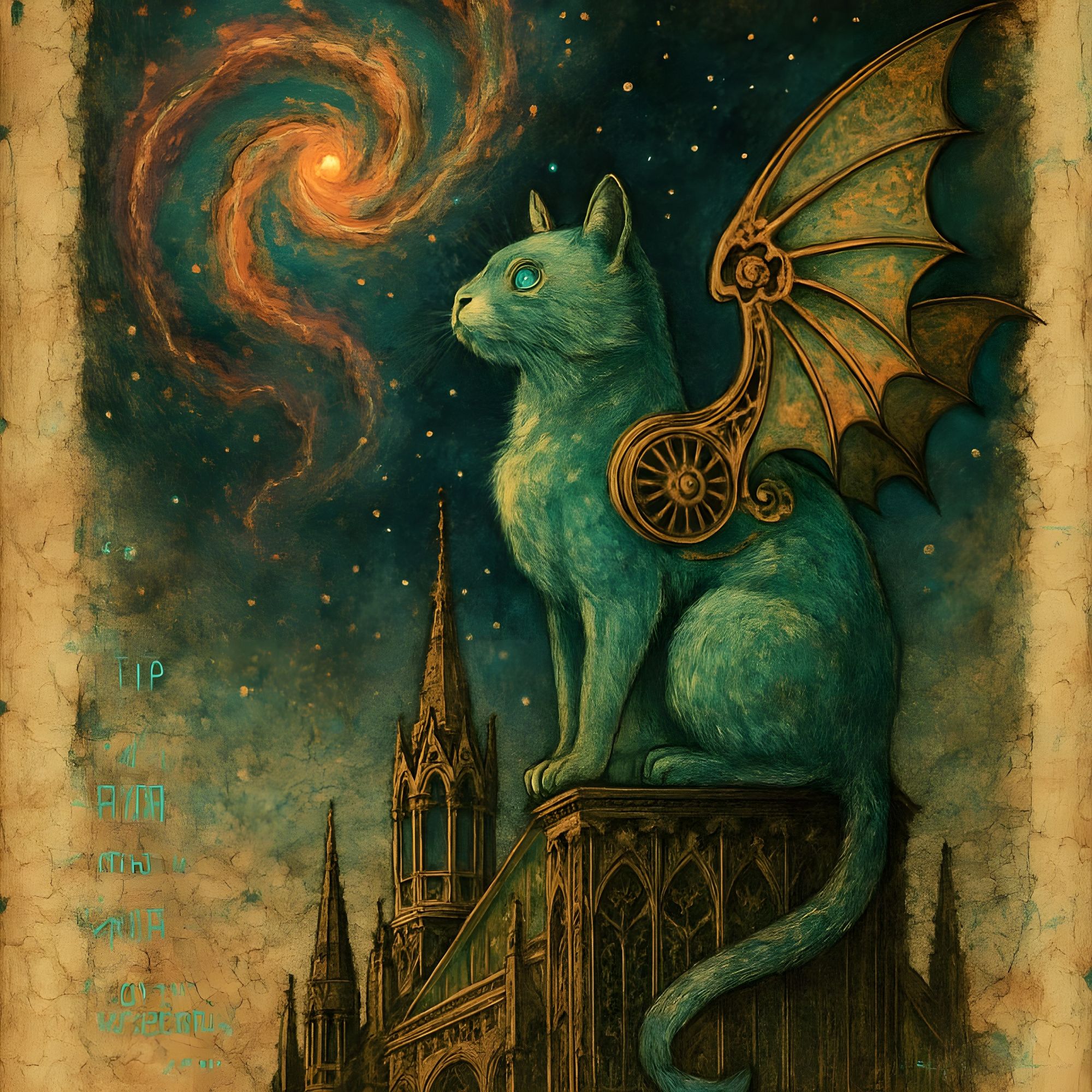 The Cat with the ClockWork Wings