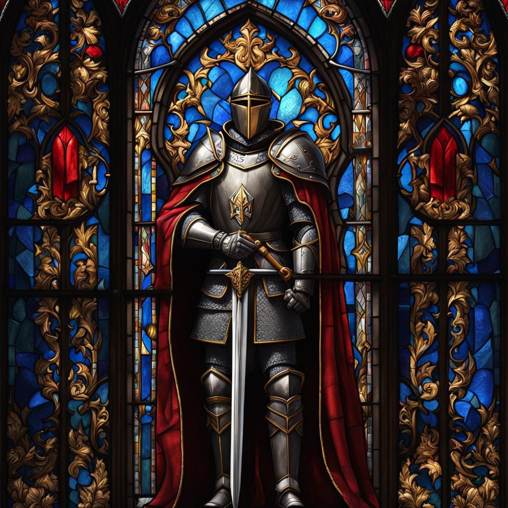 Stained Glass Knight