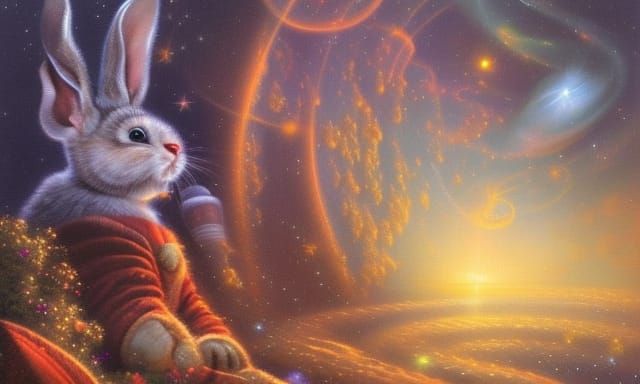 Rabbit out of space