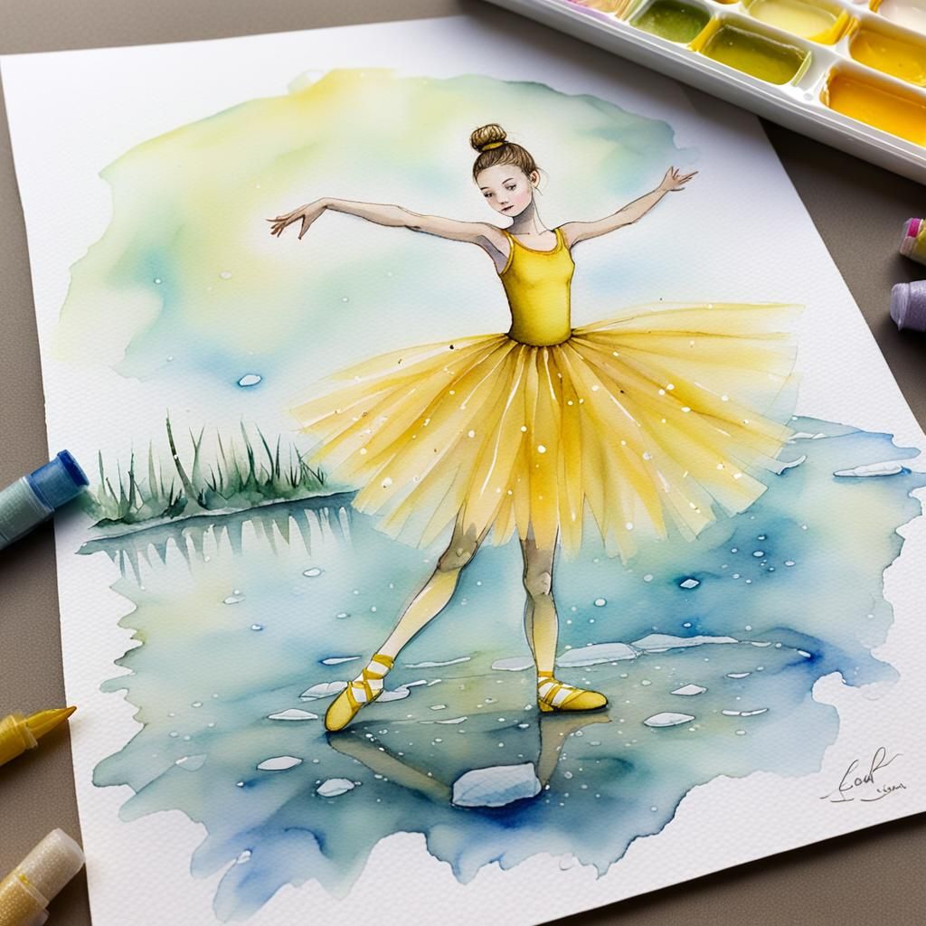 the artist and the ballerina