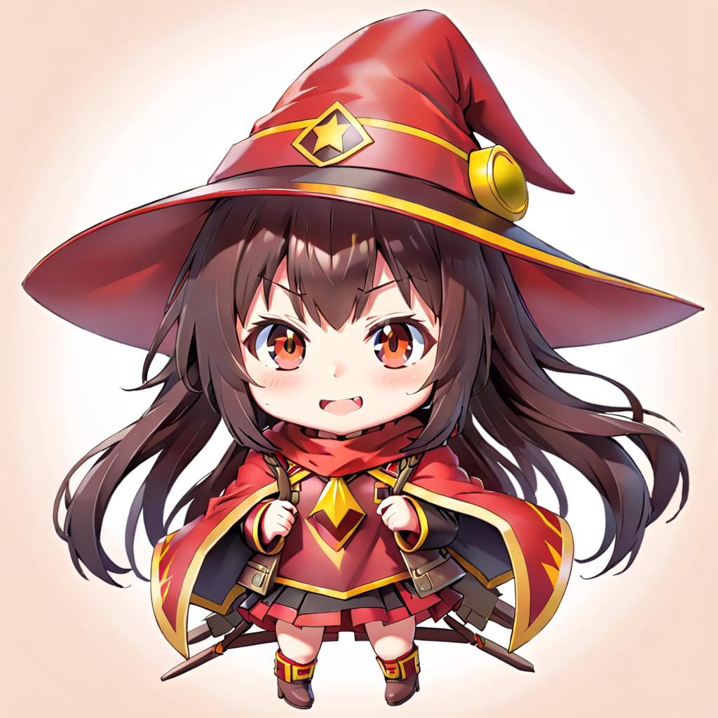 Chibi Megumin  by @dionthorn