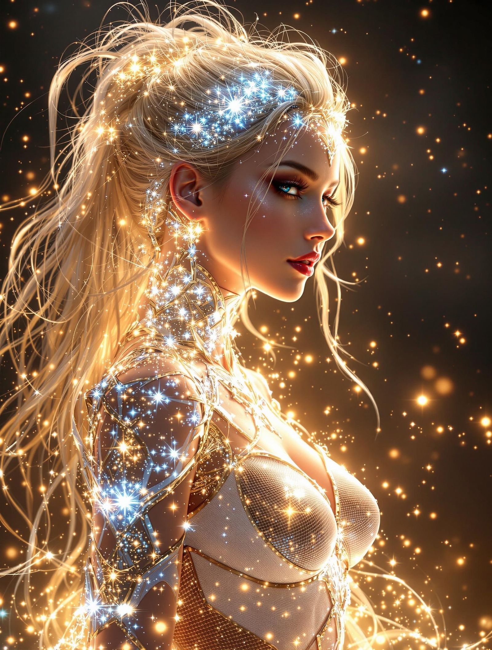 She's a cosmic spark