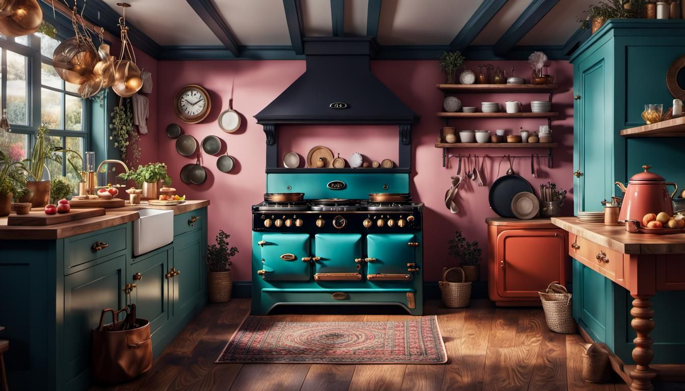 Country Kitchen   by @Charlotte