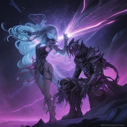 As Seraphina the Voidseeker and Moros the Abyssal Conqueror ...