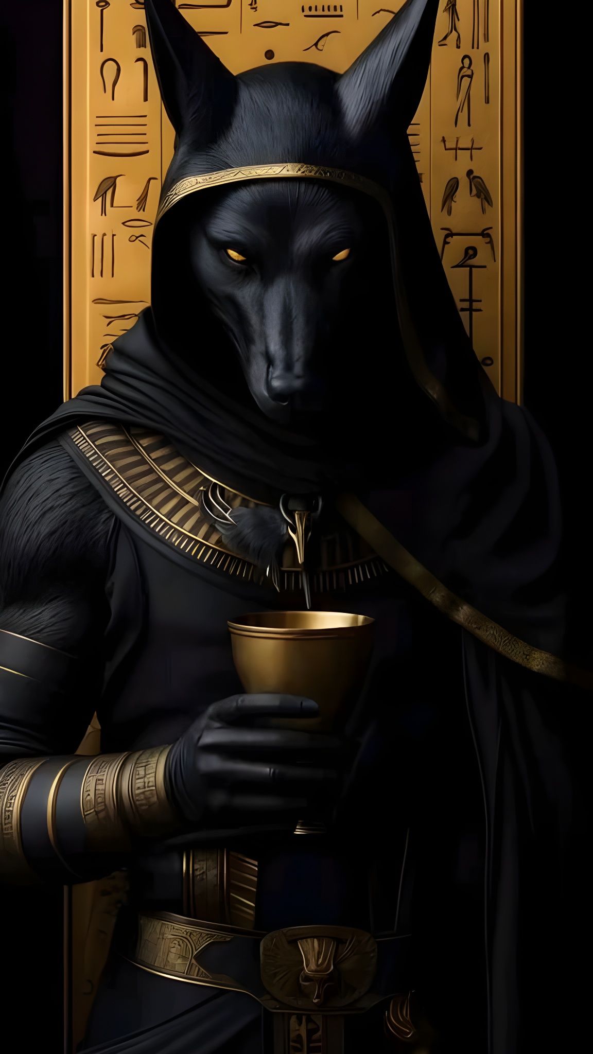 AFRICAN KING AND QUEEN WITH A LION