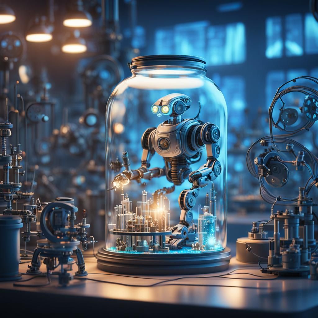 Robotics laboratory within a jar!