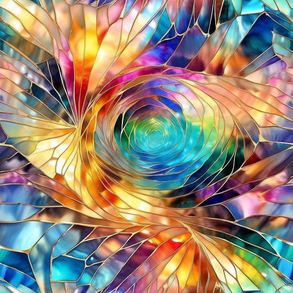 Urok witrażu./Charm of stained glass.