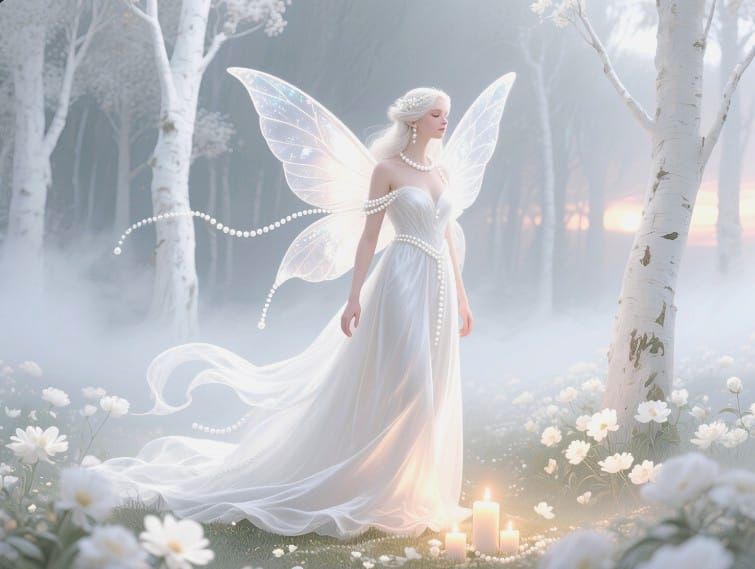 8/13/2025-White Fairy 2 Art By Archangel Tara