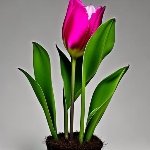 Glitch Tulip Flower