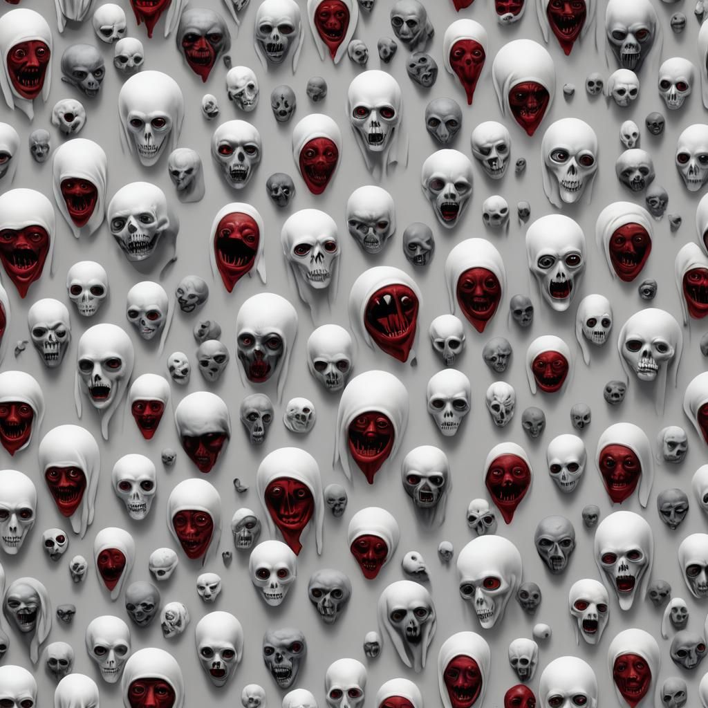 Disturbing Bizarre Matte Composition