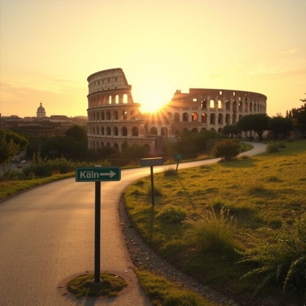 Alle Wege führ’n nach Rom Und irgendwann zurück nach Köln