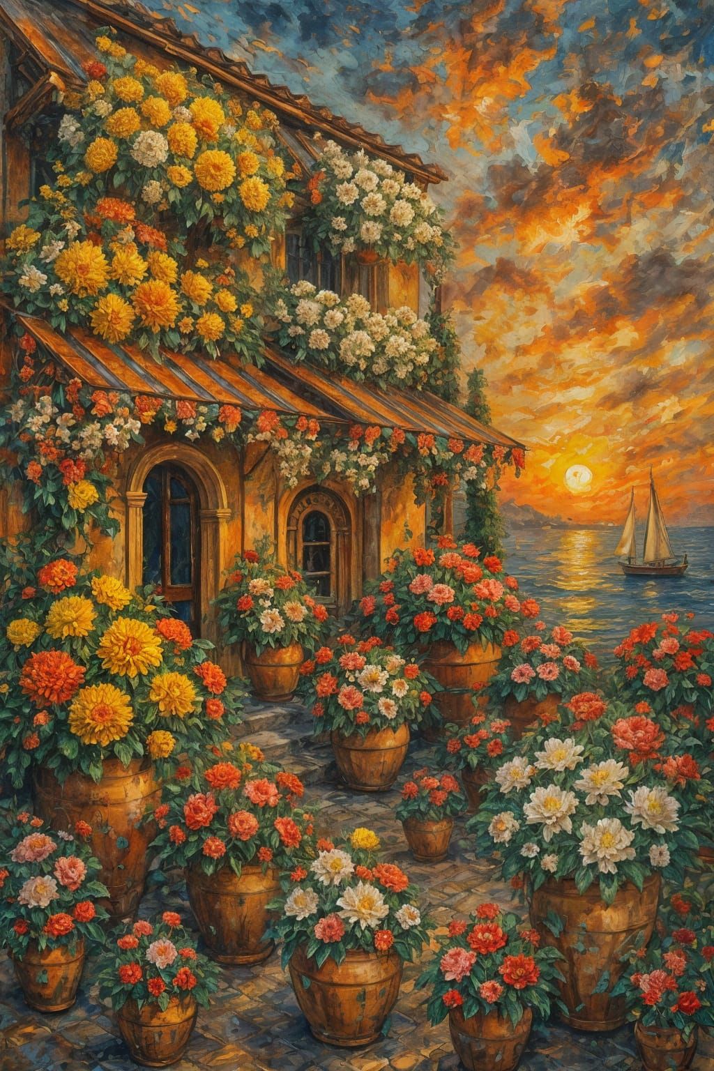 Blossoms By The Sea.