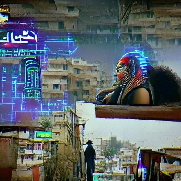 Documentary of a cyberpunk Egyptian