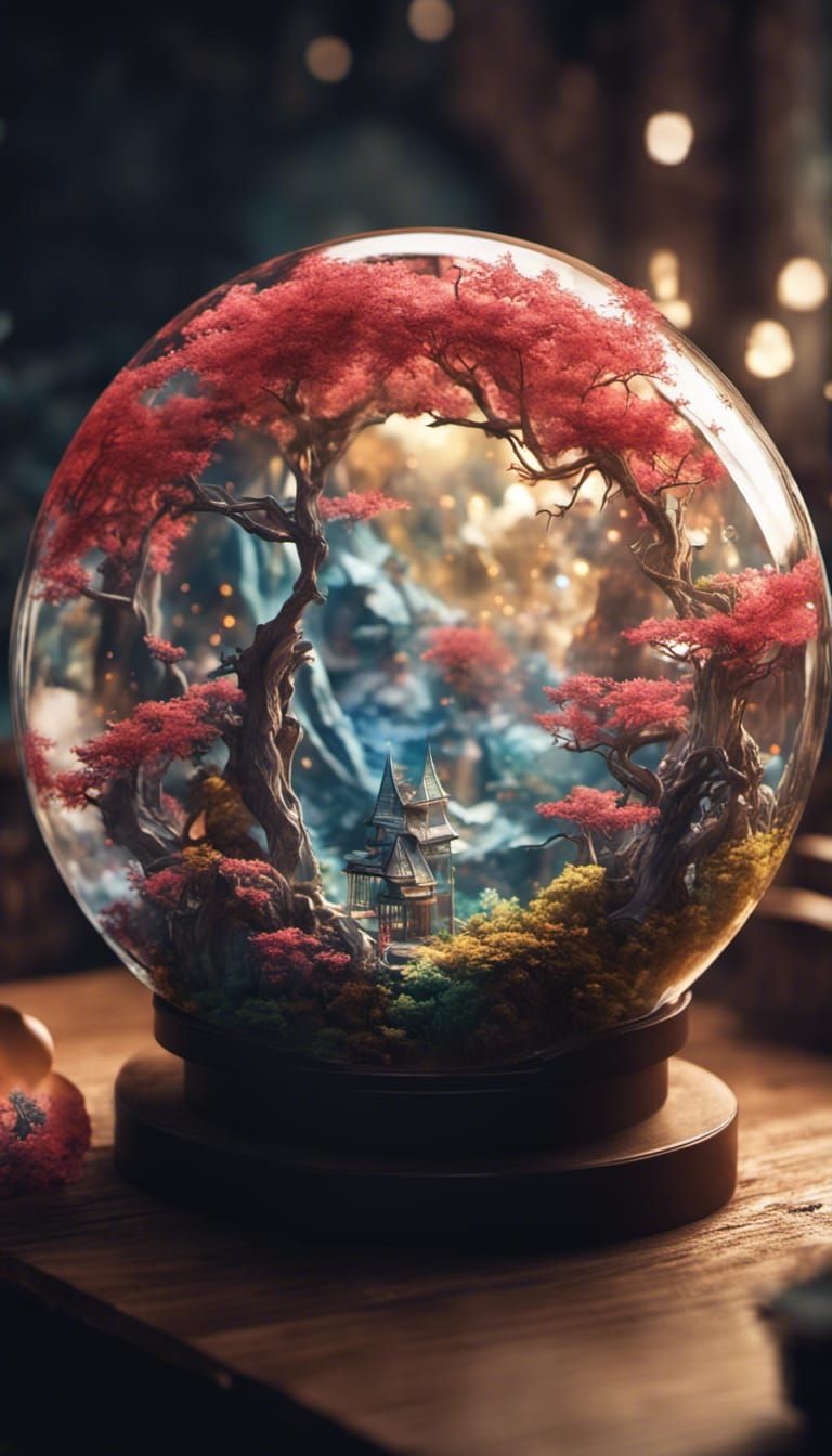 Miniworld Glass Sphere   by @Vibe Weib 