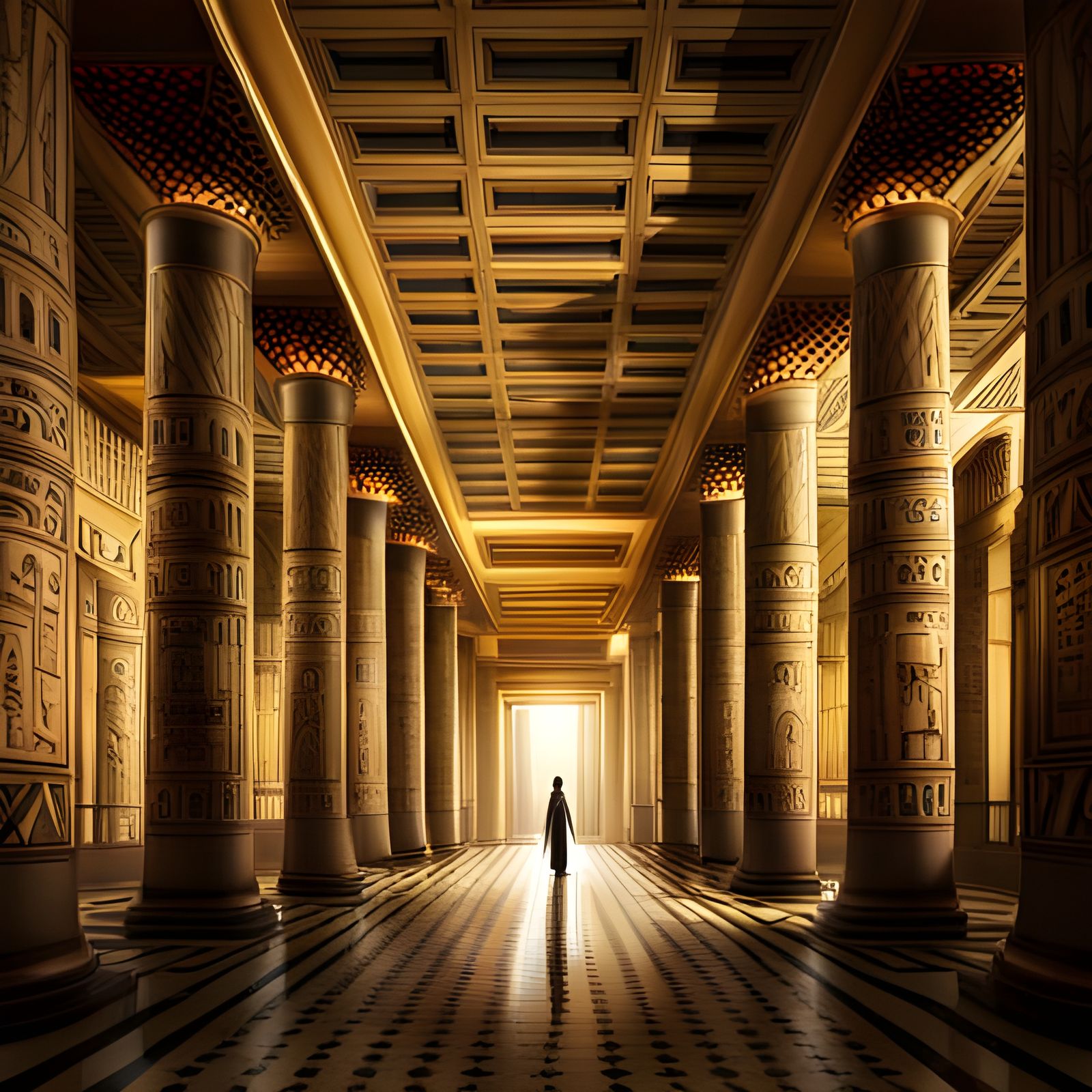 Ancient Egypt palace