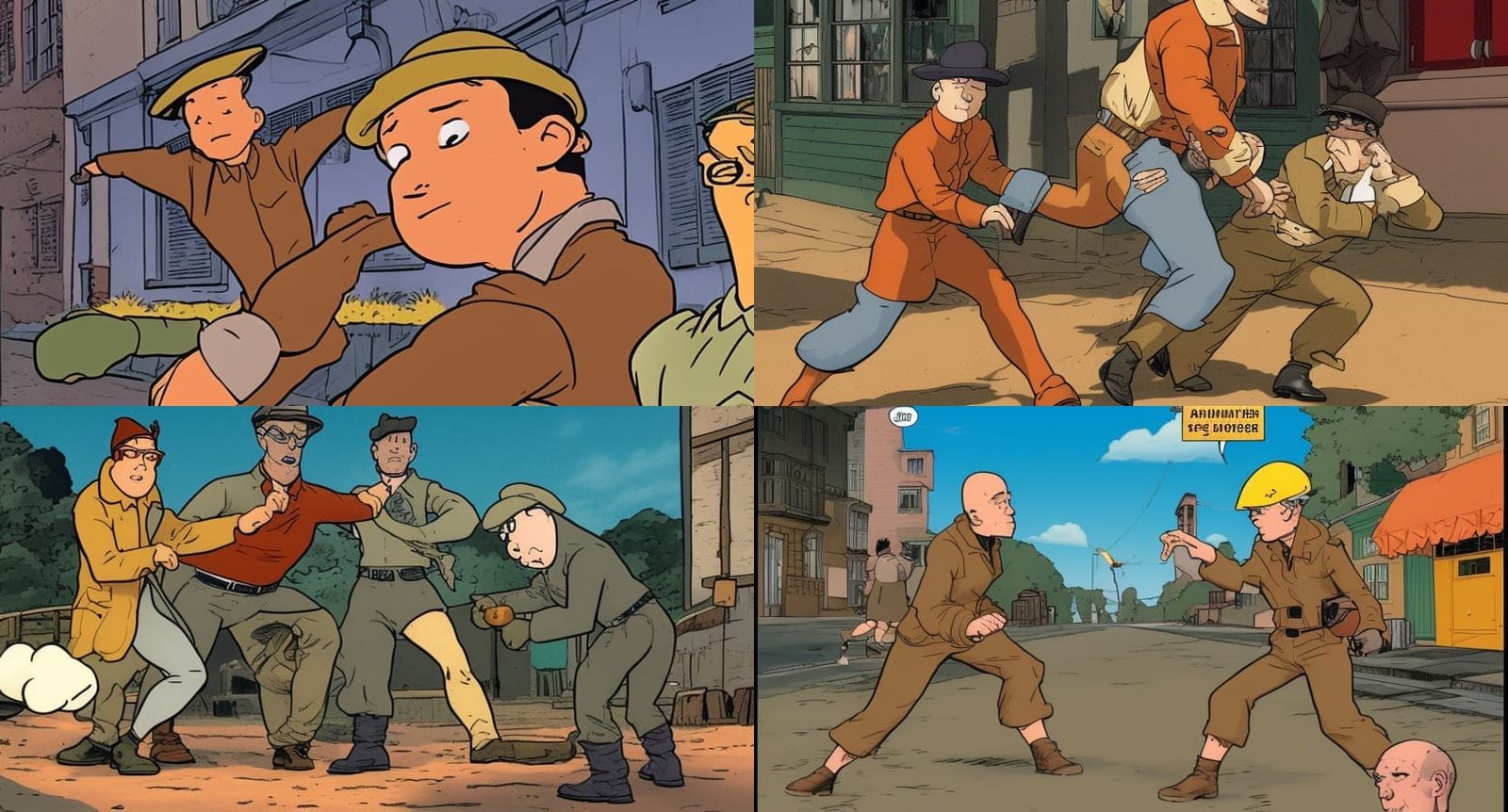 Tin Tin in a street fight with Dale Gribble entangled romant...