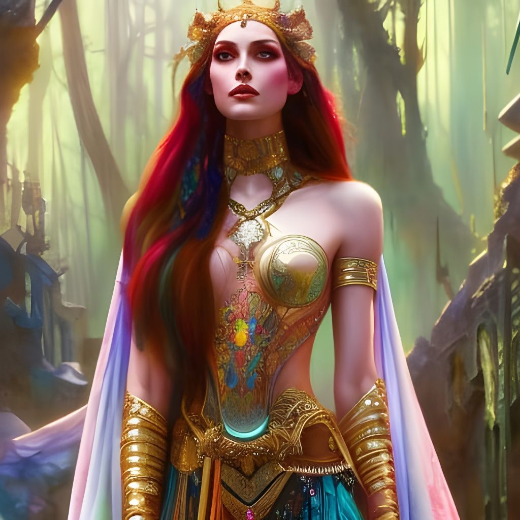 Fantasy Queen - AI Generated Artwork - NightCafe Creator