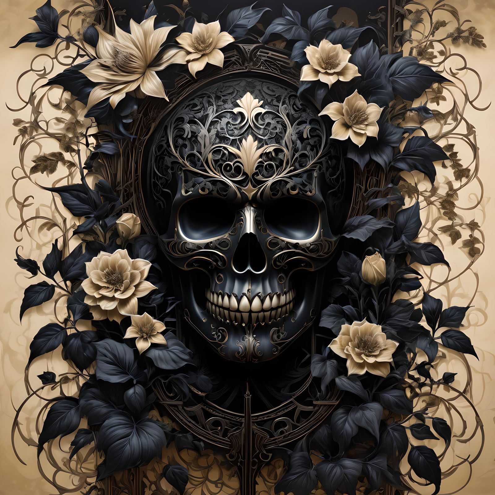 Decorative skull