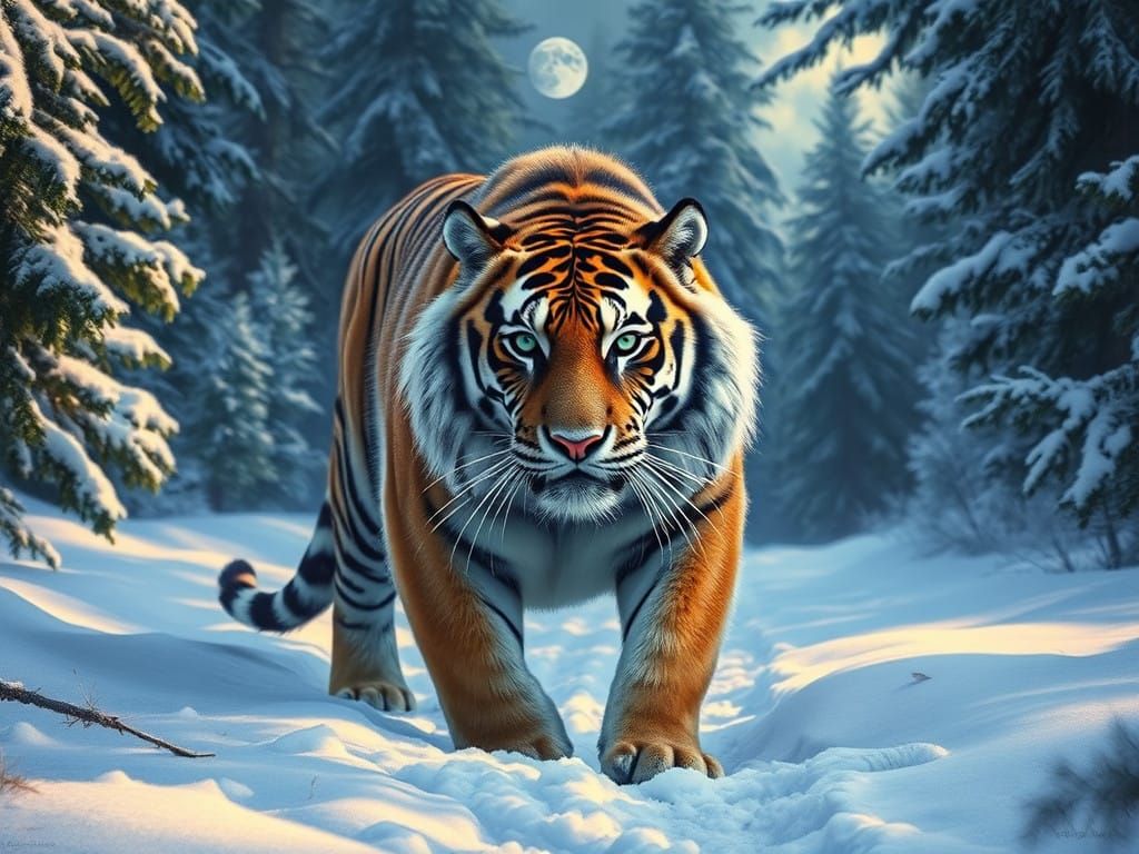 Siberian tiger  by @John from Youngstown