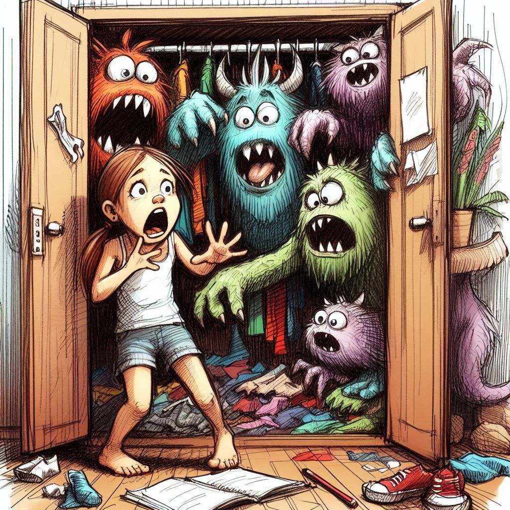 The monsters in the closet