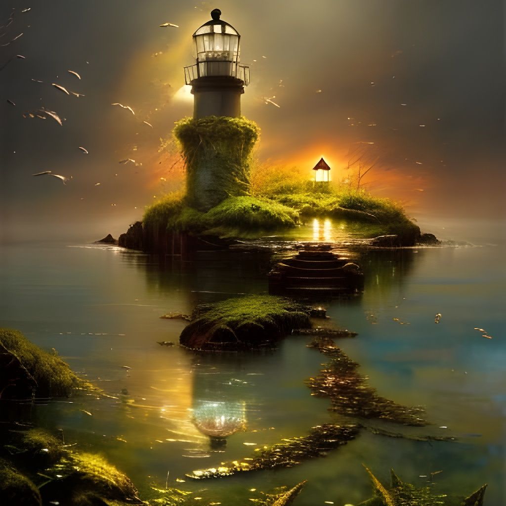 lighthouse  by @Chirminth