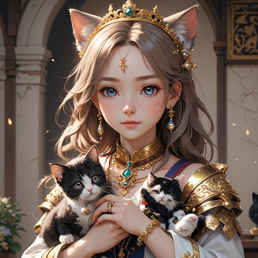 The_royal_cat_princess - User on NightCafe Creator - NightCafe Creator