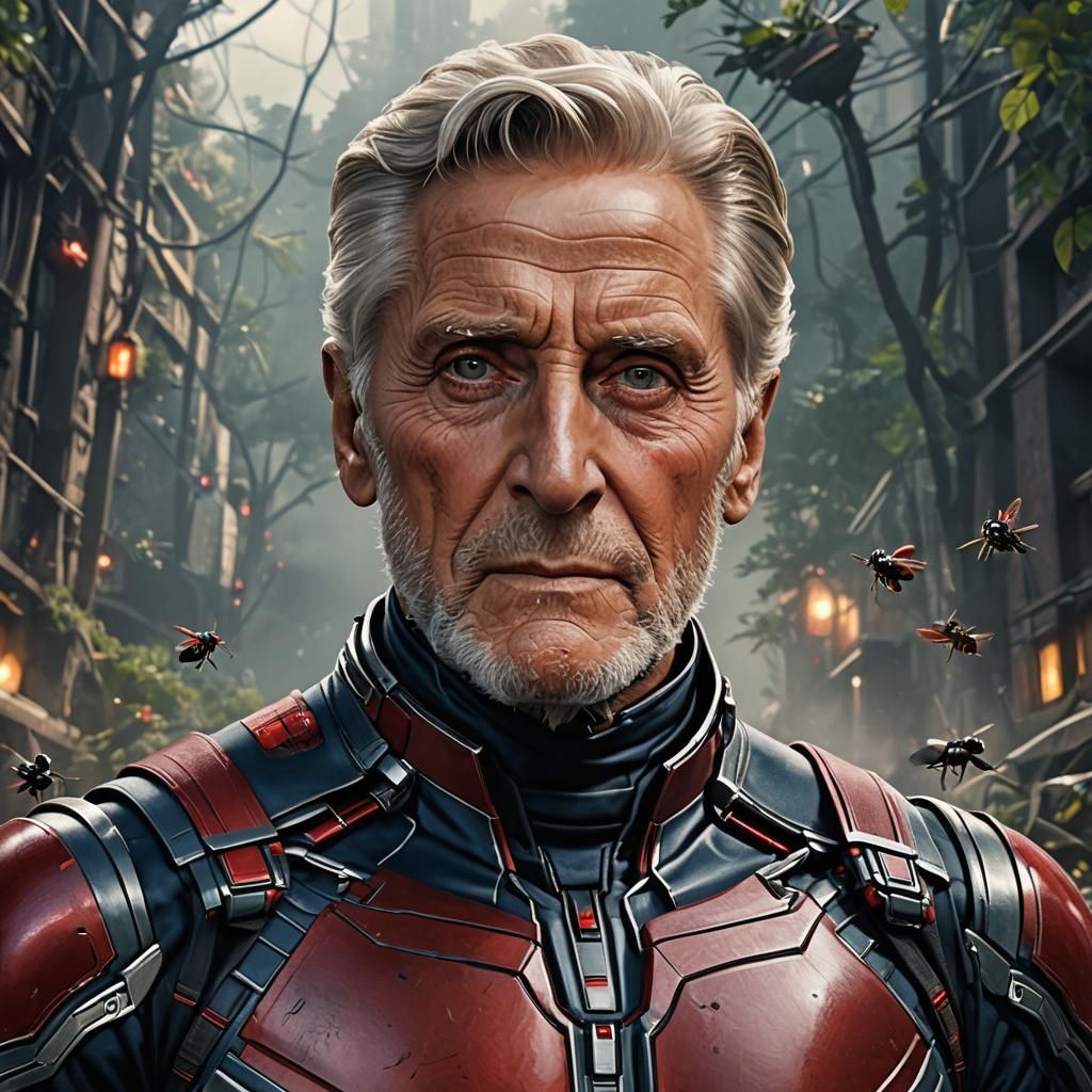 Classic Hollywood in the UCM. Kirk Douglas as Hank Pym.