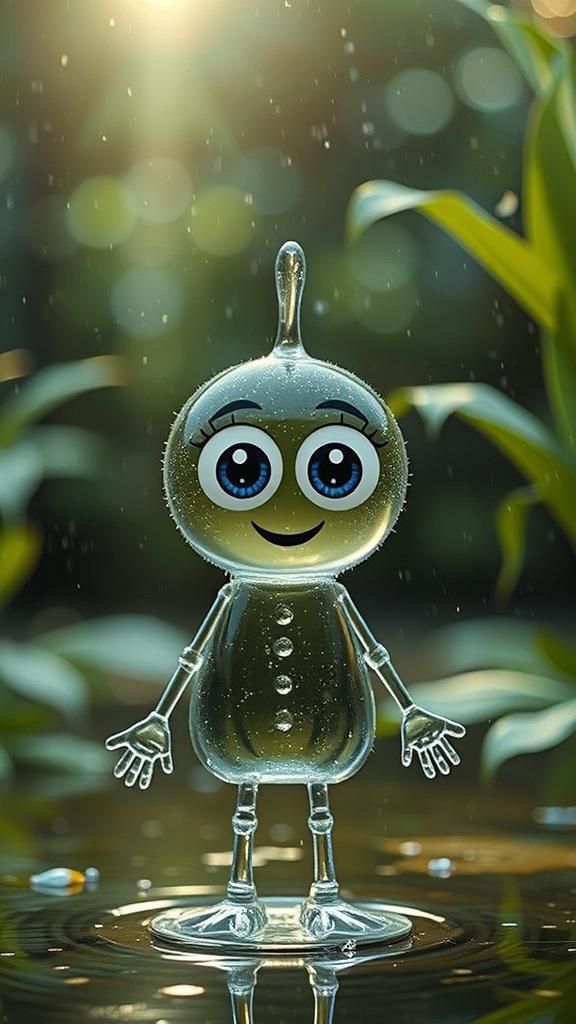 Abstract Rainy Day Impression