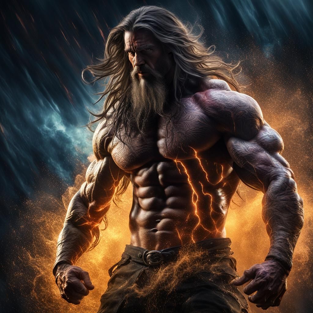 God of Thunder - AI Generated Artwork - NightCafe Creator