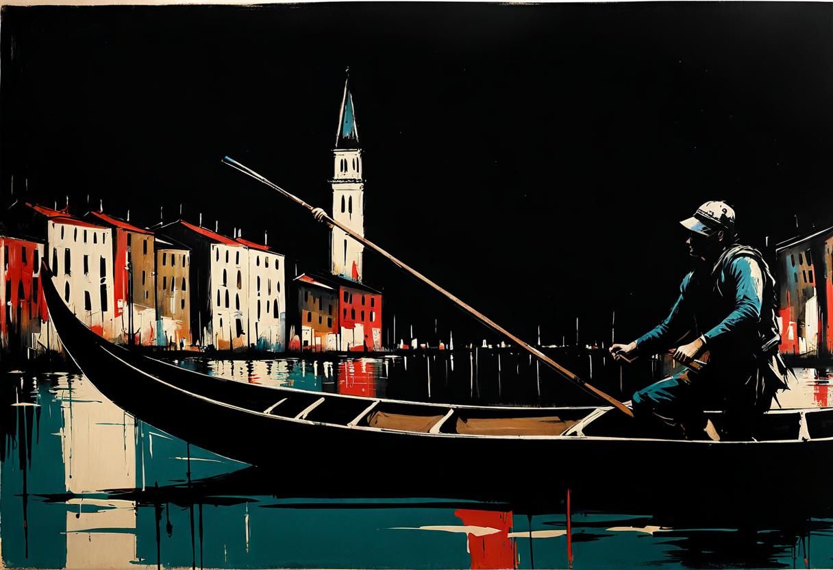 Gondola paddler