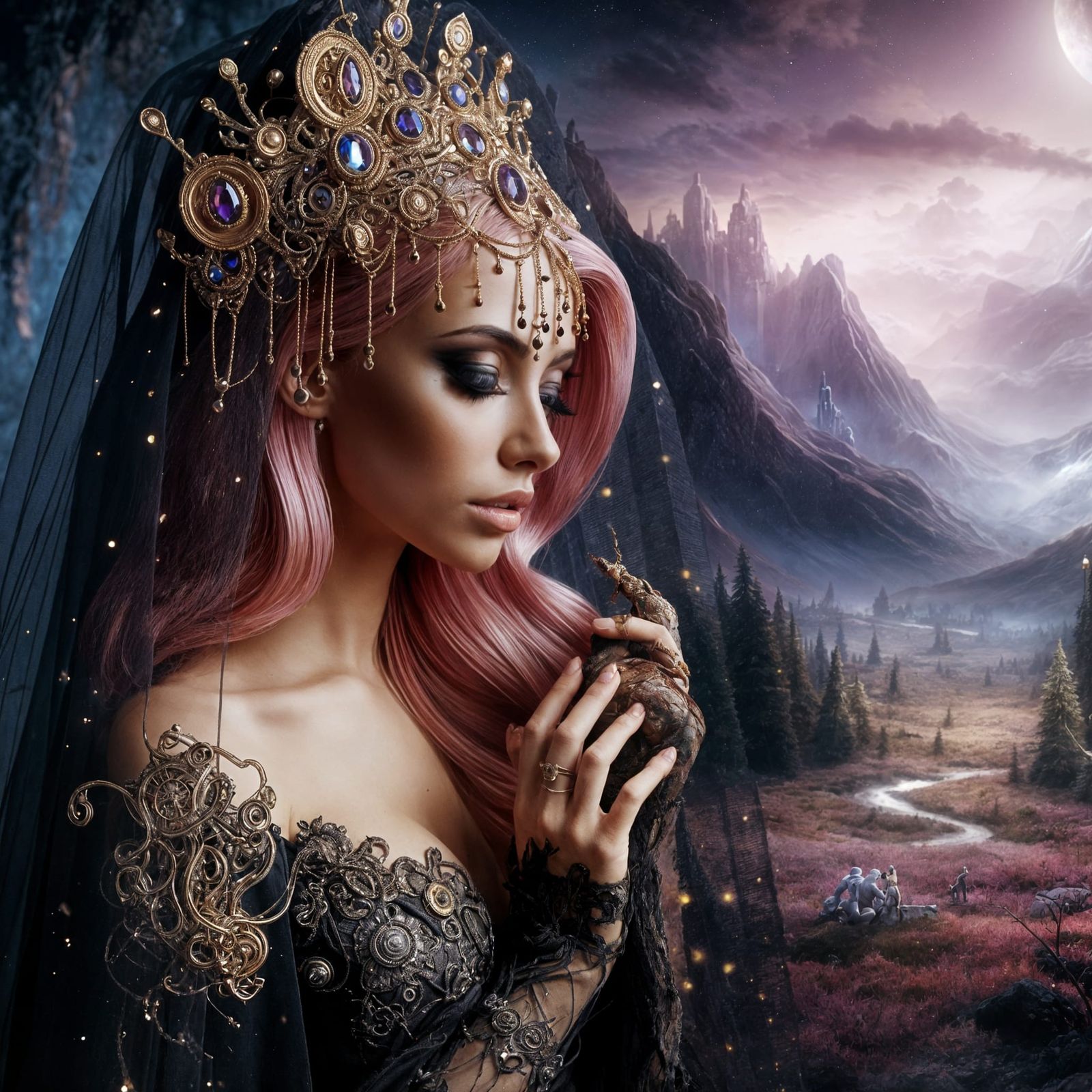 Persephone, Queen of the Underworld .