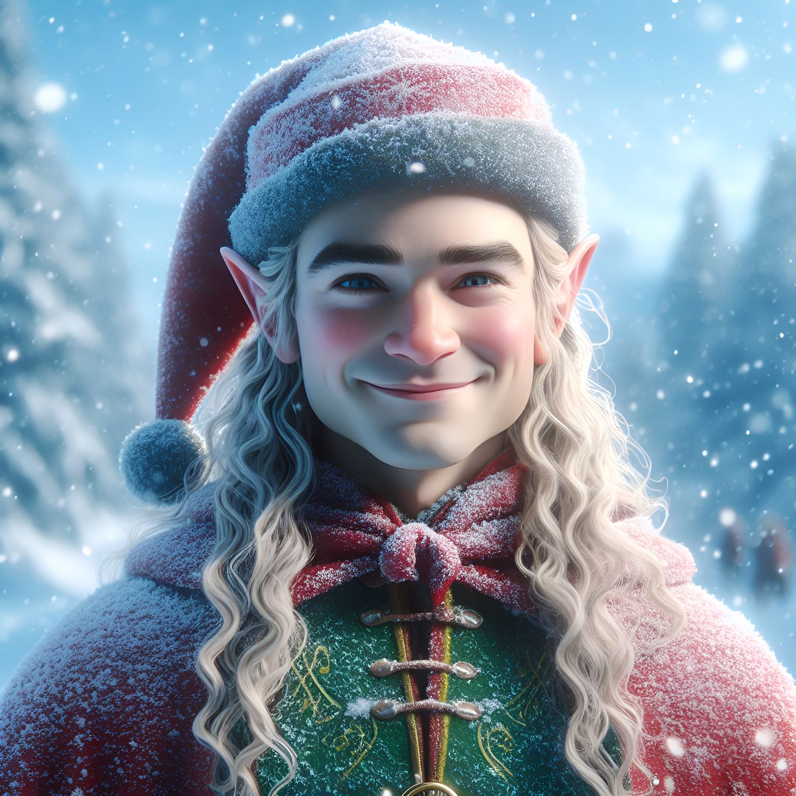 Legolas, the Jolly Christmas Elf