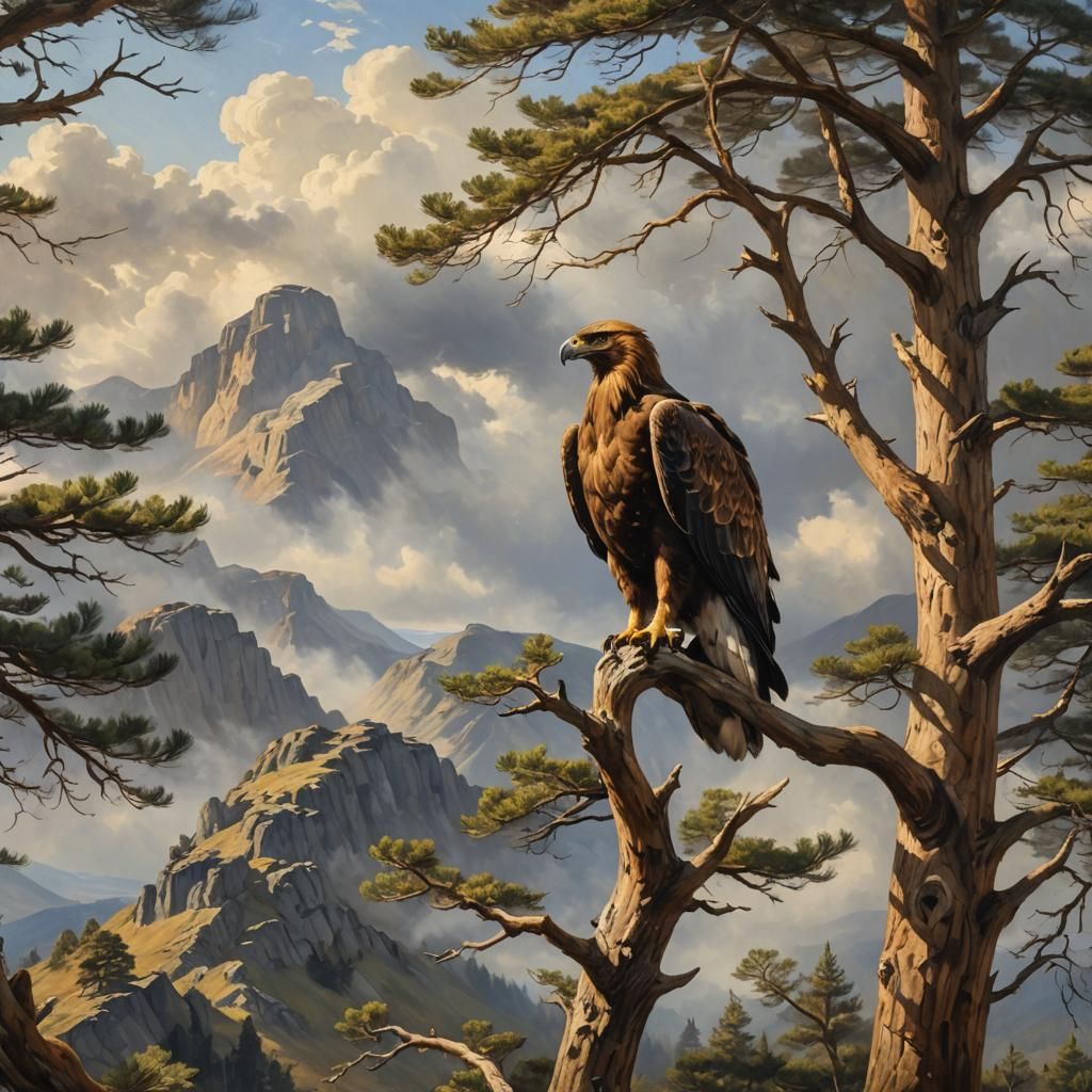 Golden Eagle  by @Verdigrisel